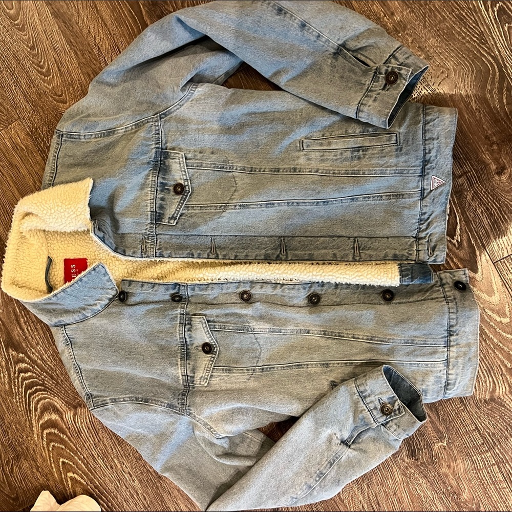 Guess fleece denim